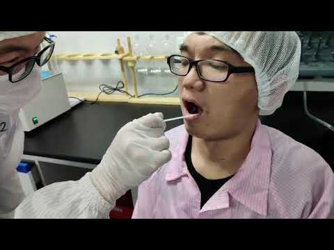 회사 동영상 약 Introduction to the use of throat swabs